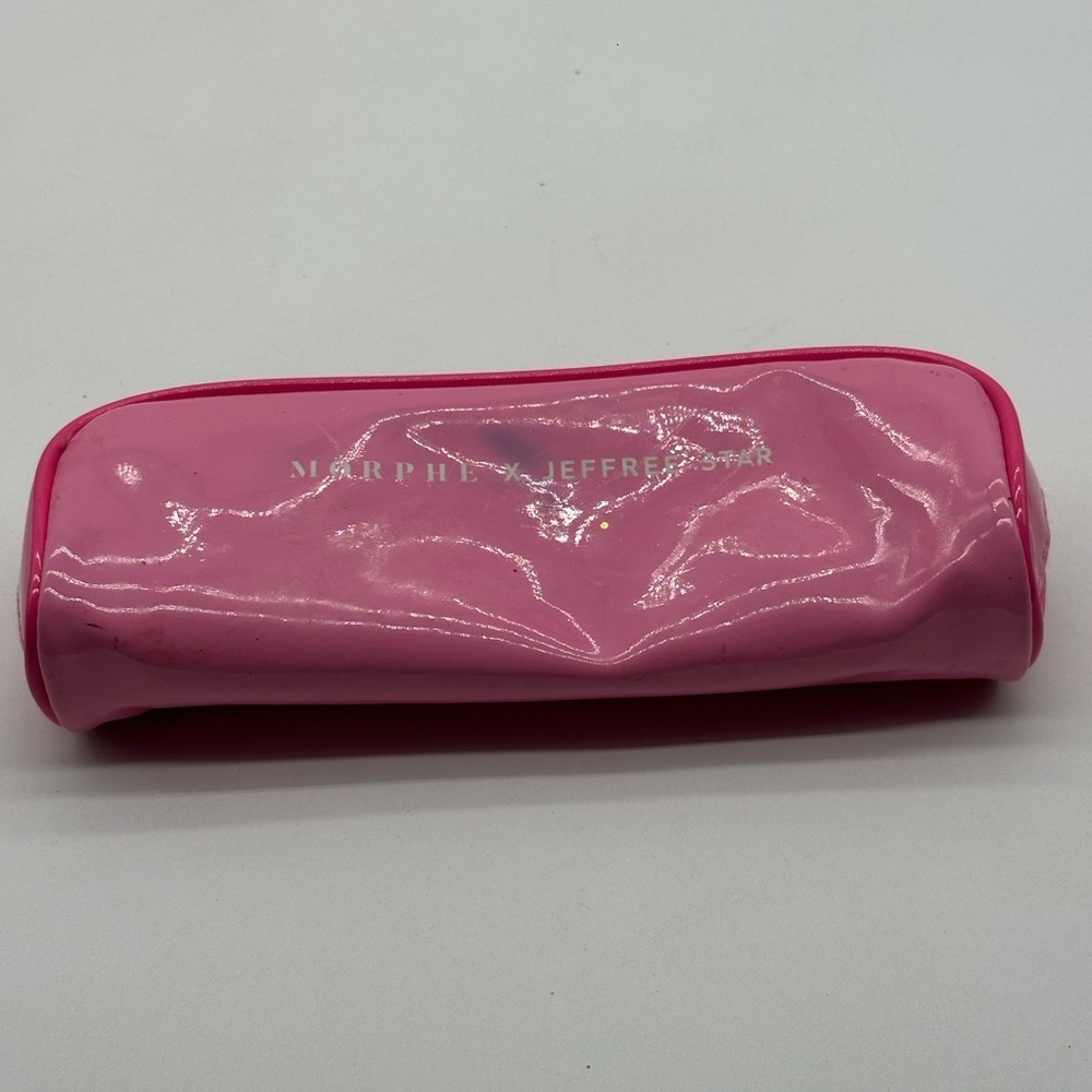 Makeupβ Bag TRAVEL SIZE JEFFREE STAR X MORPHE brush holder faux leather zip